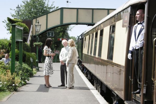Passengers meet